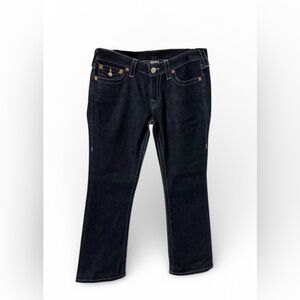 Ladies True Religion Chic Stylish Dark Blue Denim Jeans
